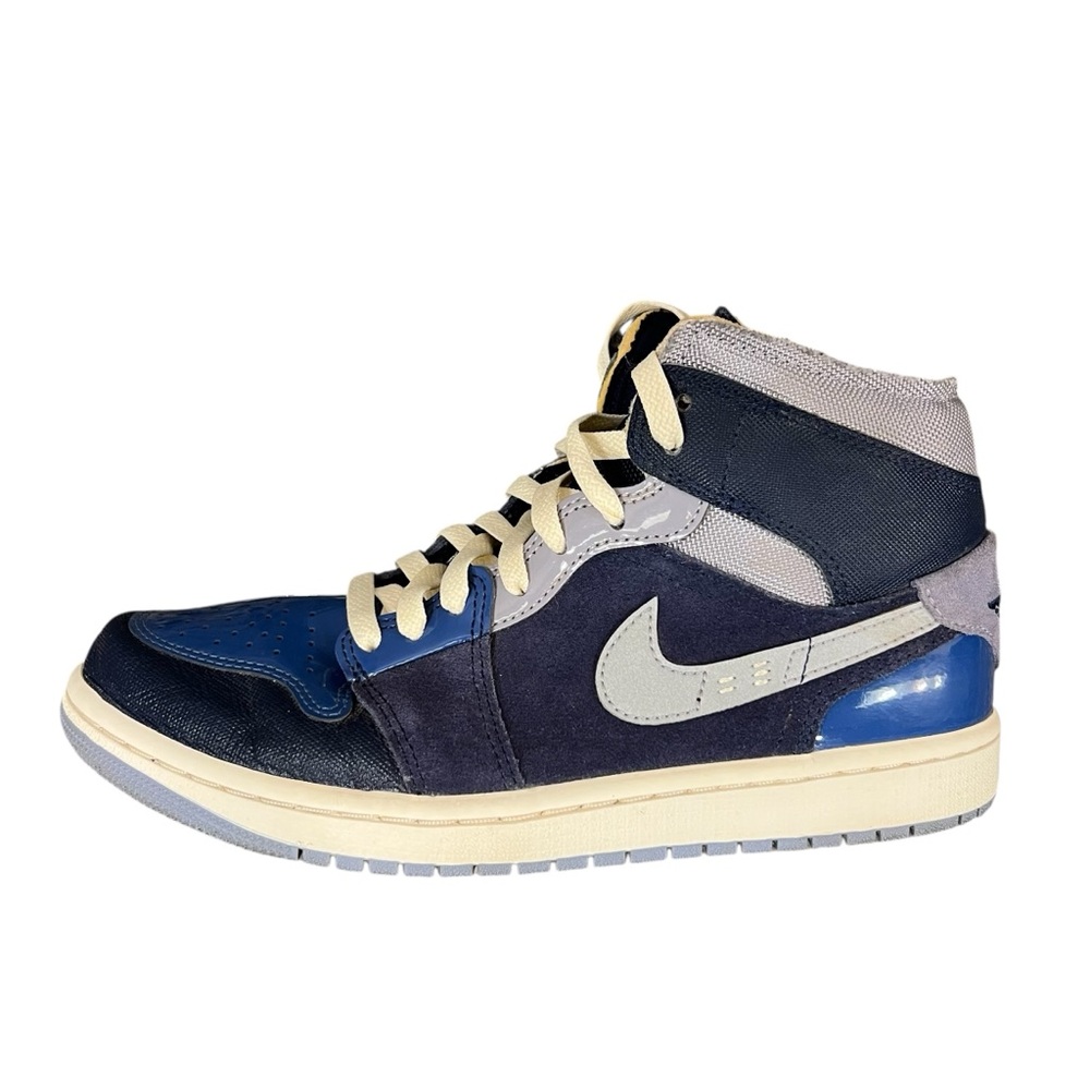 NIKE Air Jordan 1 Mid SE Craft Obsidian DR8868-400 Basketball Mens Size 7.5 - Picture 7 of 13